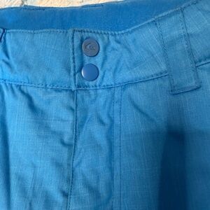 Quiksilver Blue Snowboard/Ski pant, DryFlight Technology, M (12) youth unisex‎